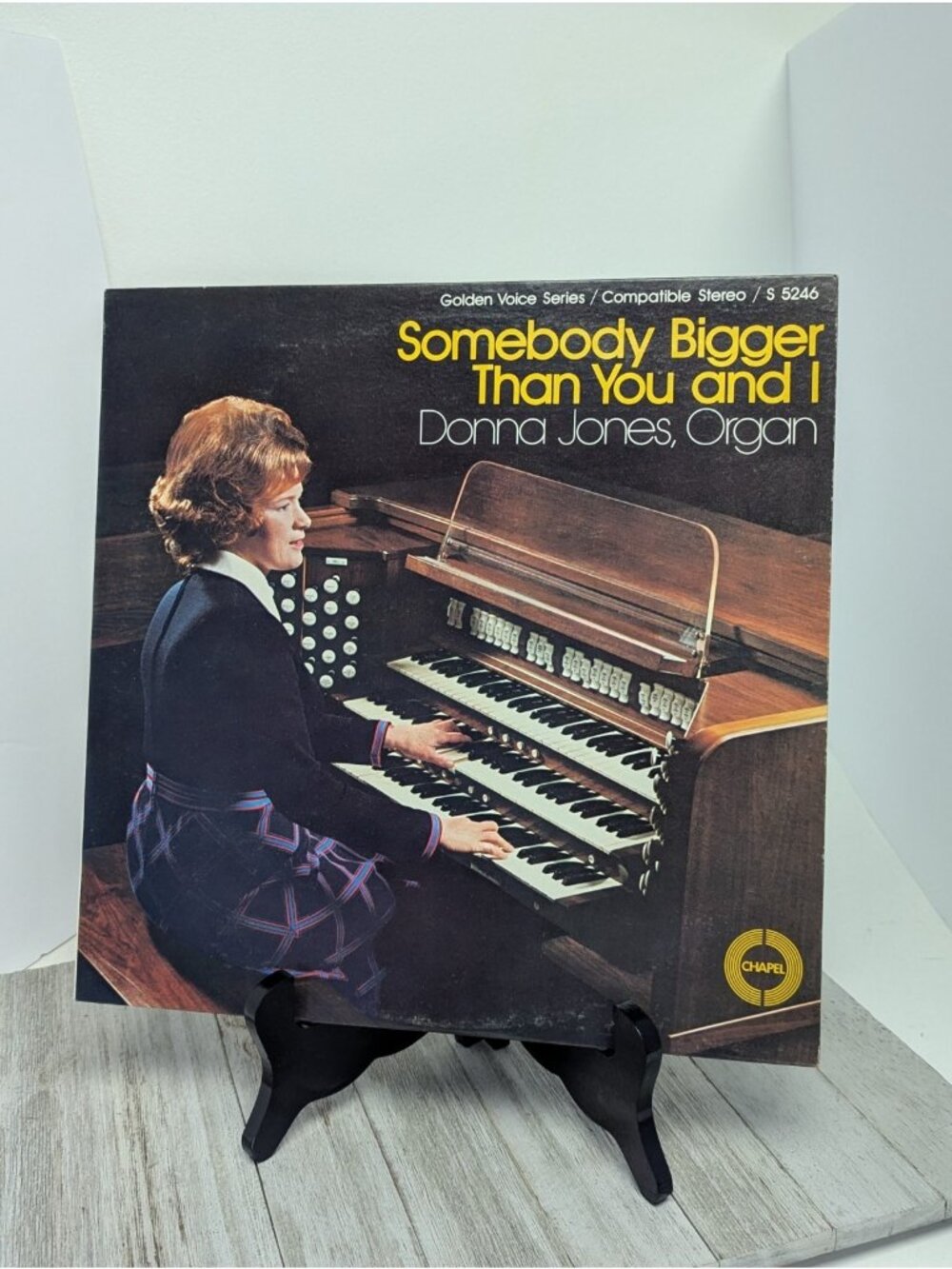 Somebody Bigger Than You And I S-5246 Donna Jones Chapel Records Vinyl Golden